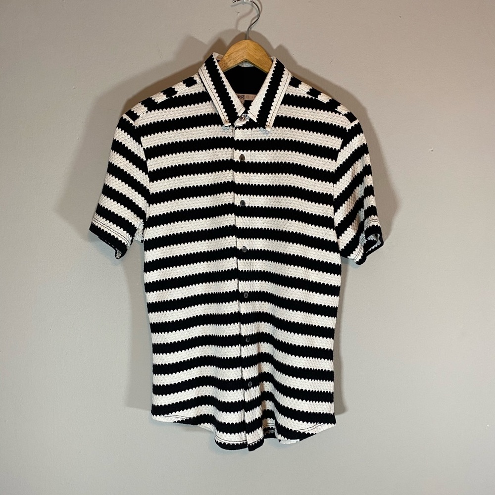 Mr. Turk Scallop Stripe Jimmy Polo